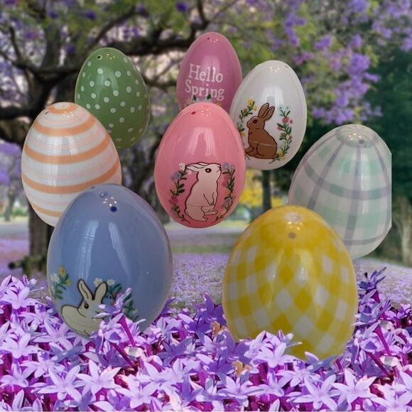 DECORATIVE EASTER EGGS, set of 8 - Picture 1 of 13